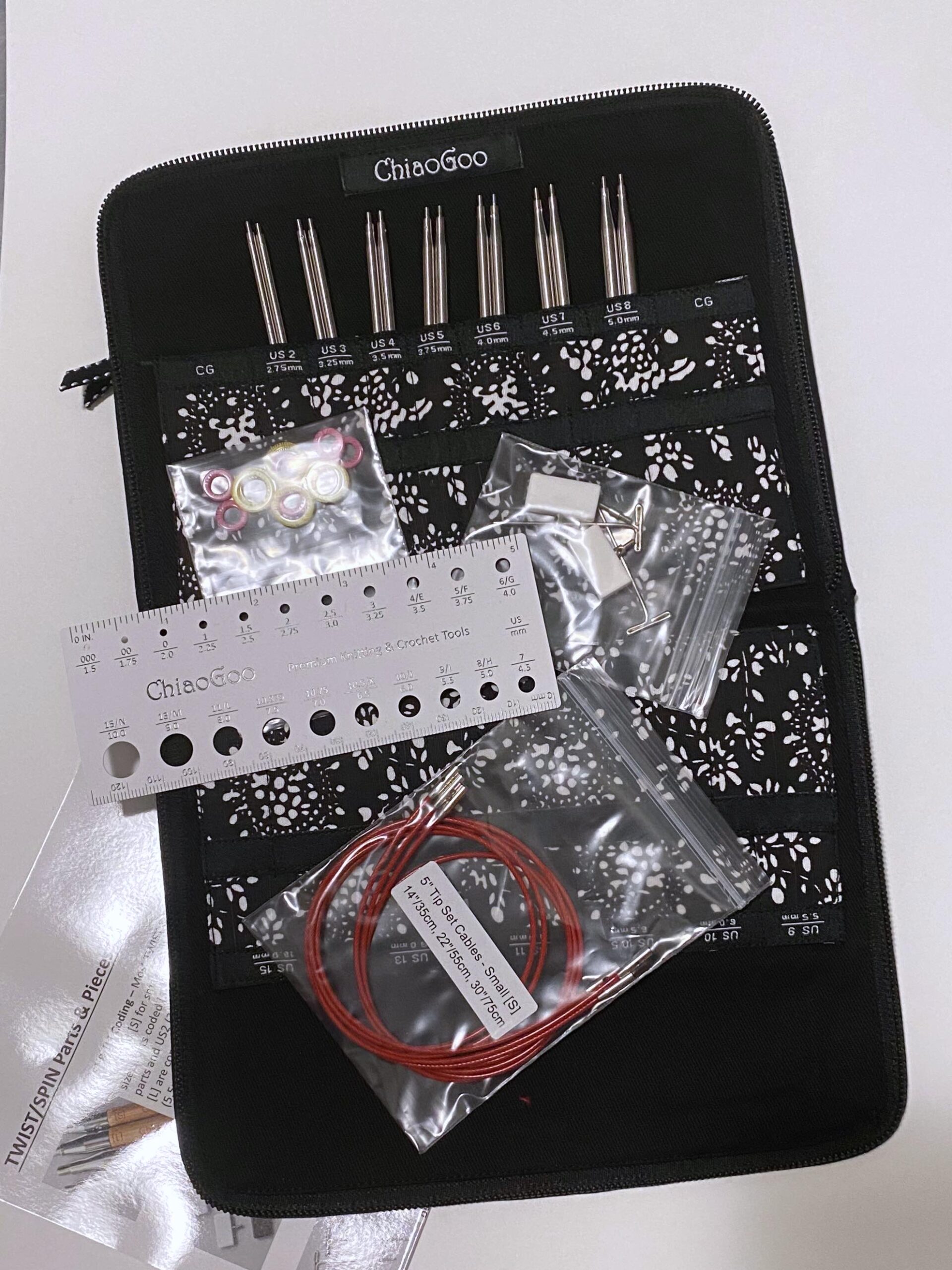 7500-S TWIST IC Lace Set - 5" (13 cm) 2,75-5mm