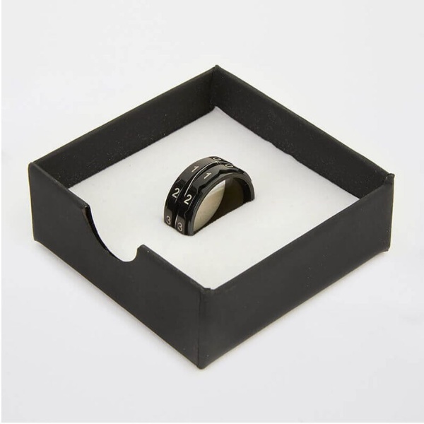 Row Counter Rings black size 7 (17,3 мм)
