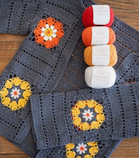 RE COTTON SOFT grigio scuro