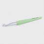Single Ended Crochet Hook Waves Silver 12мм