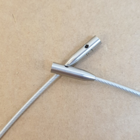 7722-S SWIV360 Silver Cables - 22" (55 cm)