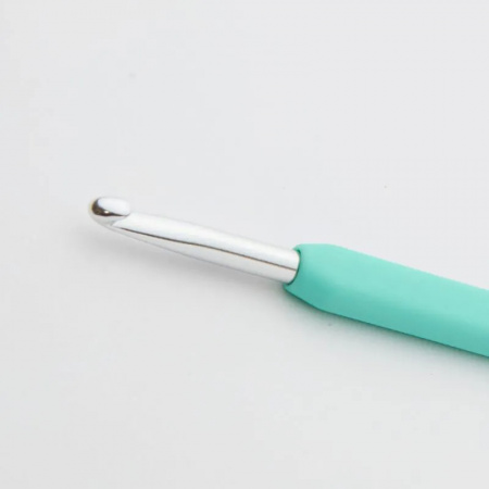 Single Ended Crochet Hook Waves Silver 12мм