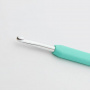 Single Ended Crochet Hook Waves Silver 12мм