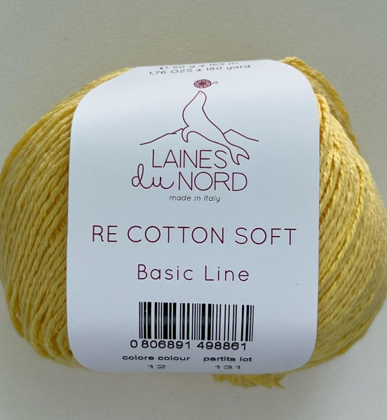 RE COTTON SOFT giallo chiaro
