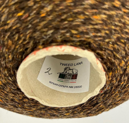 TWEED LANA caramello scuro