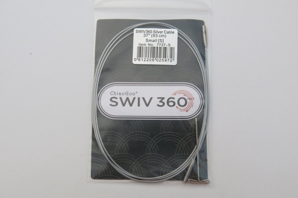 7722-S SWIV360 Silver Cables - 22" (55 cm)
