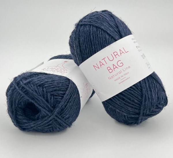 NATURAL BAG Blu scuro