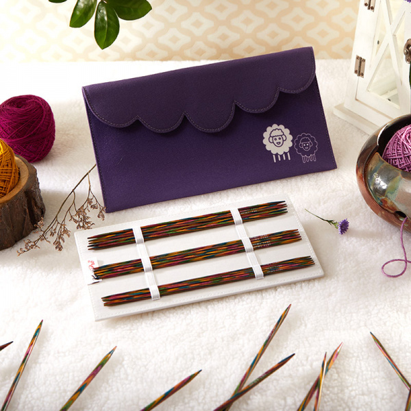 SYMFONIE DOUBLE POINTED NEEDLE SETS 15 sm